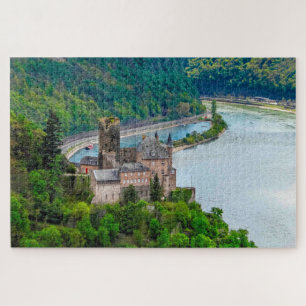 Château de Burg Katz. Jigsaw Puzzle