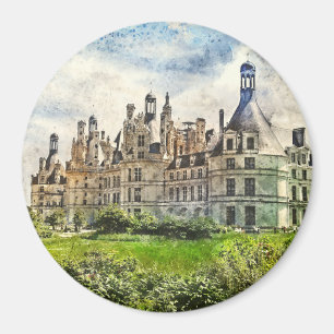 Chateau de Chambord, France. Magnet