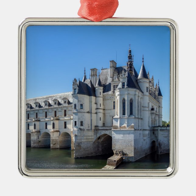 Chateau de Chenonceau im Loire-Tal - Frankreich Ornament Aus Metall (Vorne)