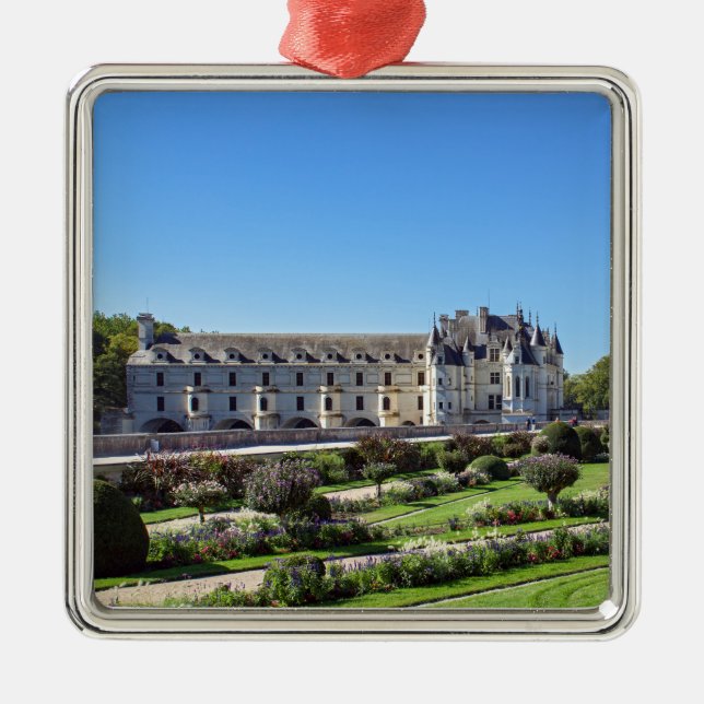 Chateau de Chenonceau im Loire-Tal - Frankreich Ornament Aus Metall (Vorne)