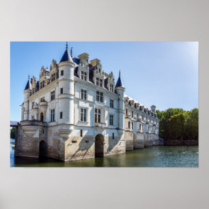 Chateau de Chenonceau im Loire-Tal - Frankreich Poster