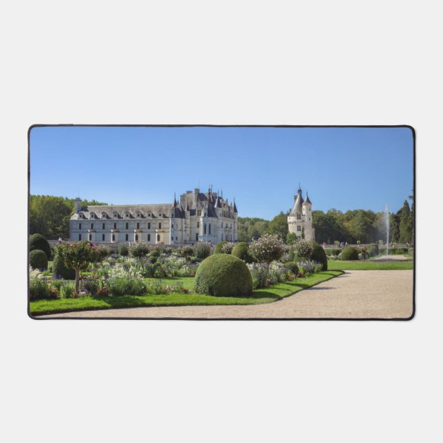 Chateau de Chenonceau im Loire-Tal - Frankreich Schreibtischunterlage (Vorderseite)
