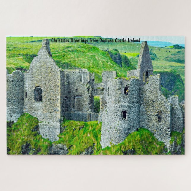 Château de Dunluce Antrim Irlande Puzzle (Horizontal)