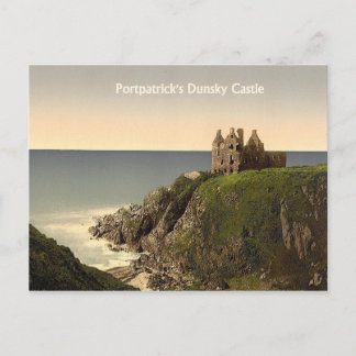 Château de Dunsky à la carte postale de