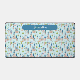 Château de fées pour enfants bleu nom magique