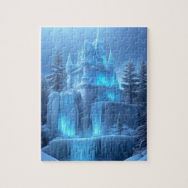 Château de glace Rêves gelés Jigsaw Puzzle (Vertical)
