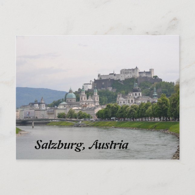 Château de Hohensalzburg, carte postale de (Devant)