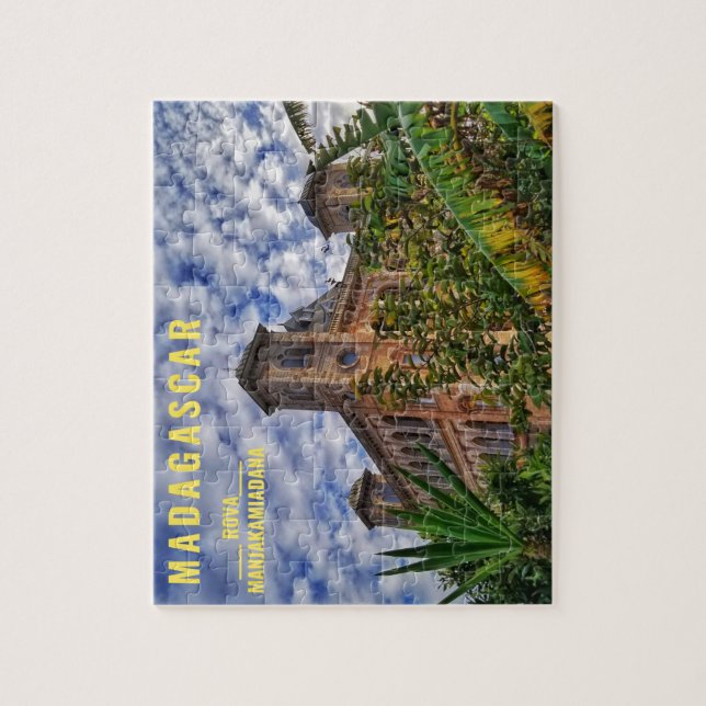 Château de Madagascar en Jungle - 10x8 Puzzle (Vertical)