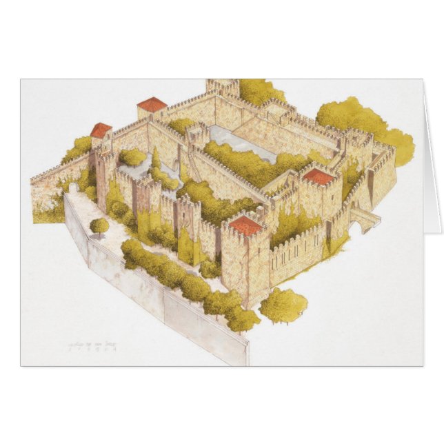 Château de San Jorge. Lisbonne Portugal (Devant horizontal)