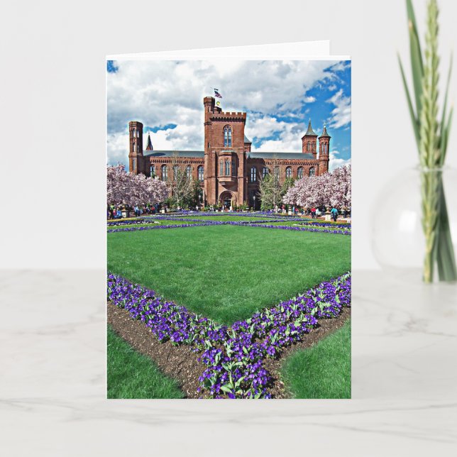 Château de Smithsonien et carte de jardin de Haupt (Devant)
