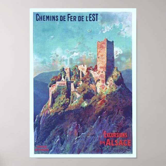 Chateau de St. Ulrich Poster (Vorne)