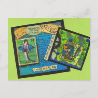 Château de Venise près de la mer Carte postale