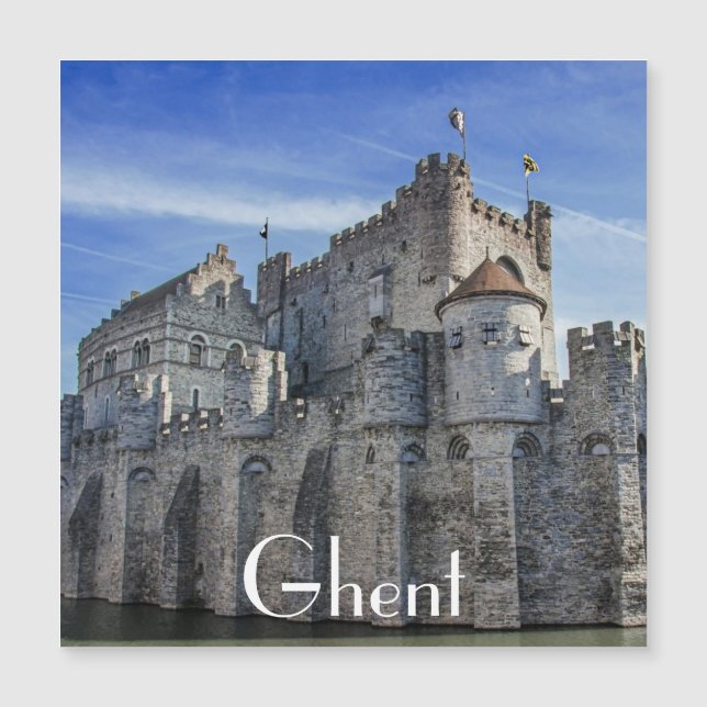 Château des Comtes à Gand Magnet (Devant)