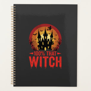 Château d'Halloween de cette sorcière à 100%