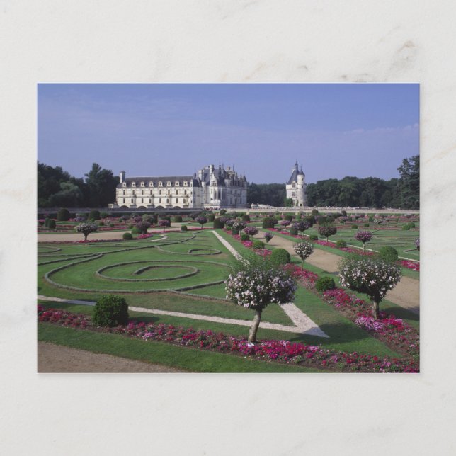 Chateau du Chenonceau, Loire Valley, Postkarte (Vorderseite)