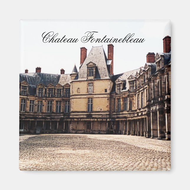Chateau Fontainebleau, france Magnet (Vorne)