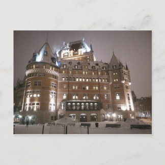 Château Frontenac - Nacht Postkarte