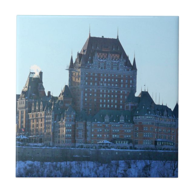 Chateau Frontenac, Quebec, Kanada Fliese (Vorderseite)