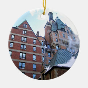 Chateau Frontenac, Quebec, Kanada Keramik Ornament