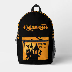 Château Hanté Halloween, Sac à Dos Imprimé Épouvan