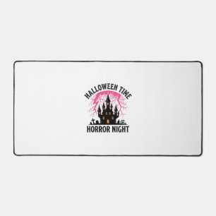 Château Hanté Nuit d'Horreur Halloween Vintage