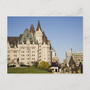 Chateau Laurier Hotel in Ottawa, Ontario, Kanada 2 Postkarte
