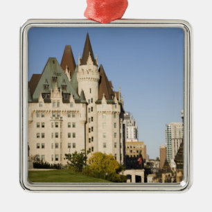 Chateau Laurier Hotel in Ottawa, Ontario, Kanada 2 Silbernes Ornament
