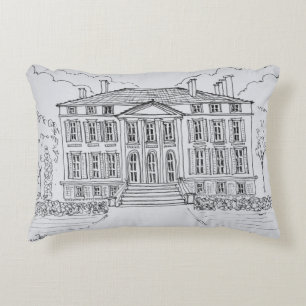 Chateau Margaux Bordeaux, Frankreich Zierkissen
