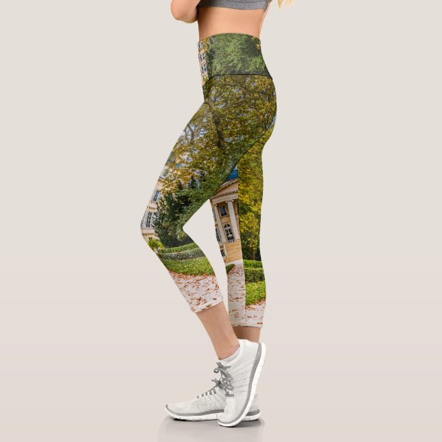 Chateau Margaux, Frankreich Capri Leggings (Links)