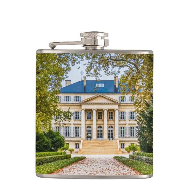 Chateau Margaux, Frankreich Flachmann (Vorderseite)