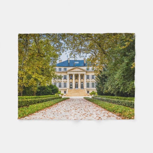 Chateau Margaux, Frankreich Fleecedecke (Vorderseite (Horizontal))