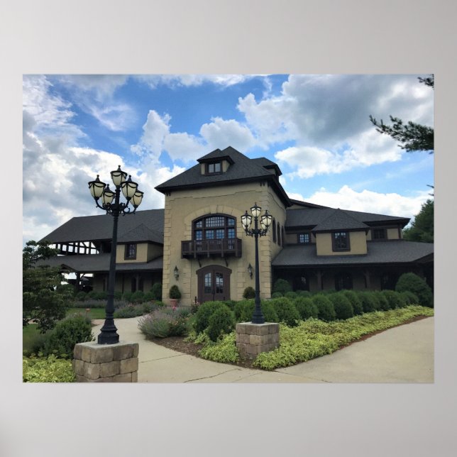 Chateau Morrisette Winery, Floyd, Virginia Poster (Vorne)