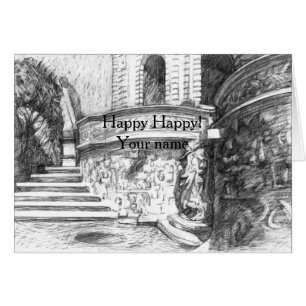 Château pencilart Monochrome noir & blanc