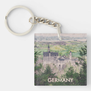 Château rétro Neuschwanstein en Allemagne