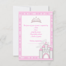 CHÂTEAU ROSE PRINCESS FÊTE D'ANNIVERSAIRE RSVP NEW