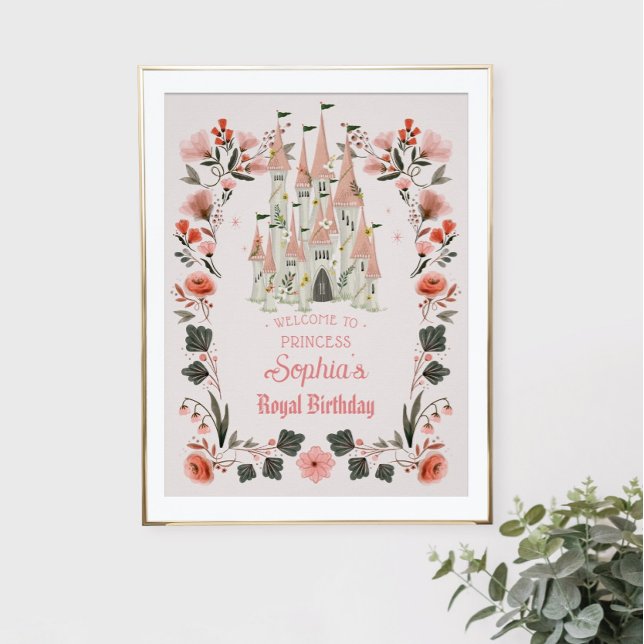 Château Royal Anniversaire Affiche de bienvenue ro (Créateur téléchargé)