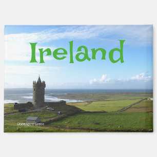 Château Scénique Doonagore Irlande Aimant