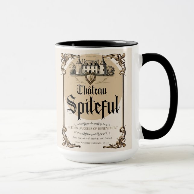 Château Spiteful - Aged in Barrels of Ressentiment Tasse (Rechts)