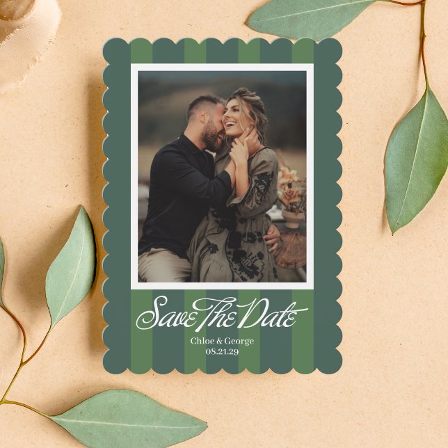 Chateau Stripe Foto Save-the-Date Save The Date (Von Creator hochgeladen)