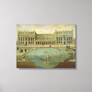 Chateaude Versailles von der Garten-Seite Leinwanddruck