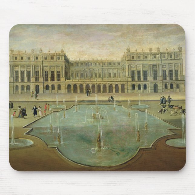 Chateaude Versailles von der Garten-Seite Mousepad (Vorne)