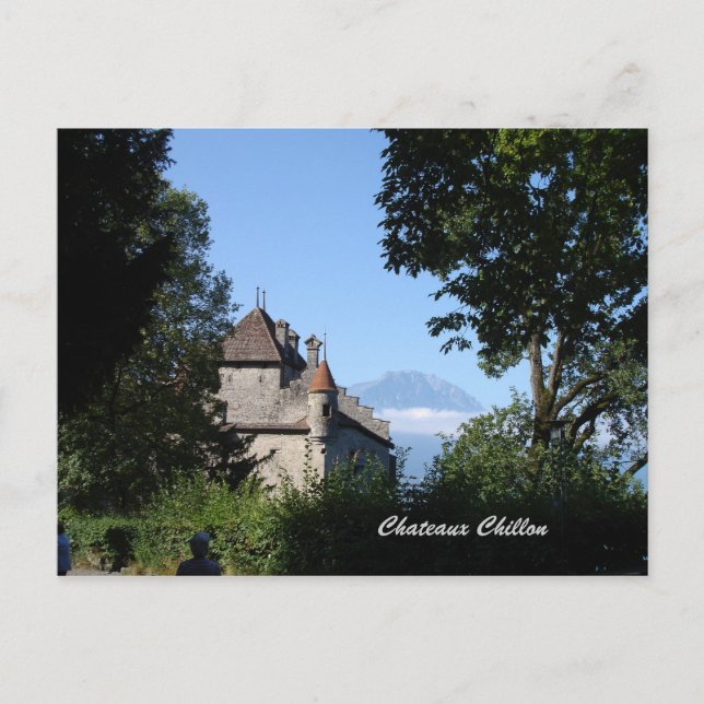 Chateaux Chillon Postkarte (Vorderseite)