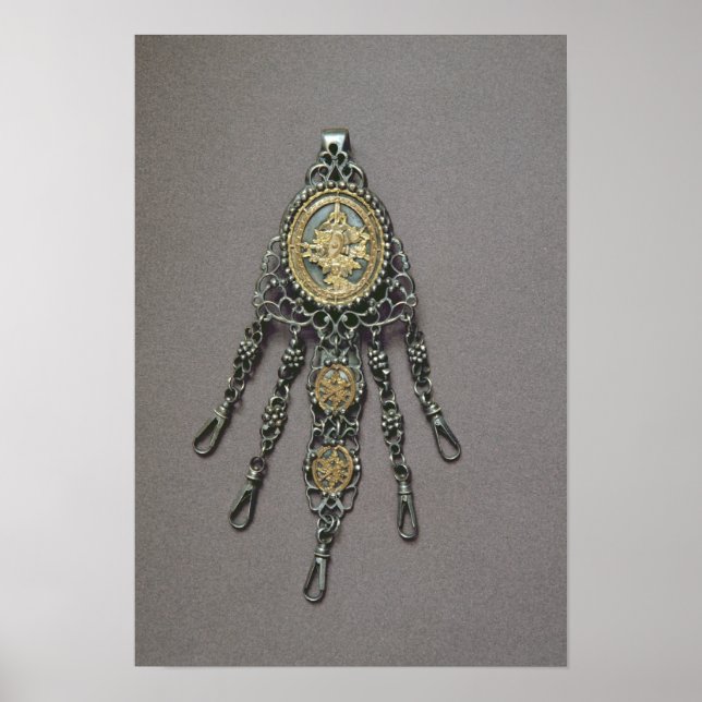 Chatelaine, Ende des 18. Jahrhunderts Poster (Vorne)