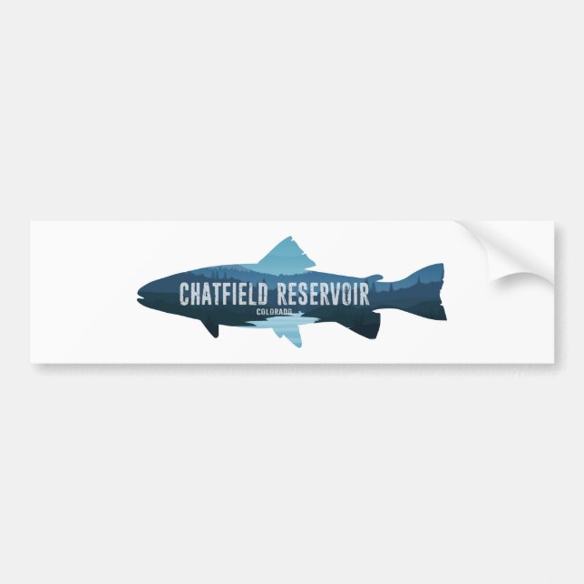 Chatfield Reservoir Colorado Fish Autoaufkleber (Vorne)