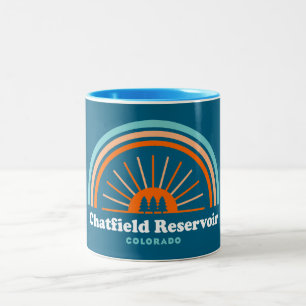 Chatfield Reservoir Colorado Rainbow Zweifarbige Tasse
