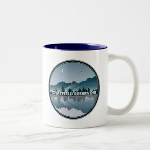 Chatfield Reservoir Colorado Reflektion Zweifarbige Tasse