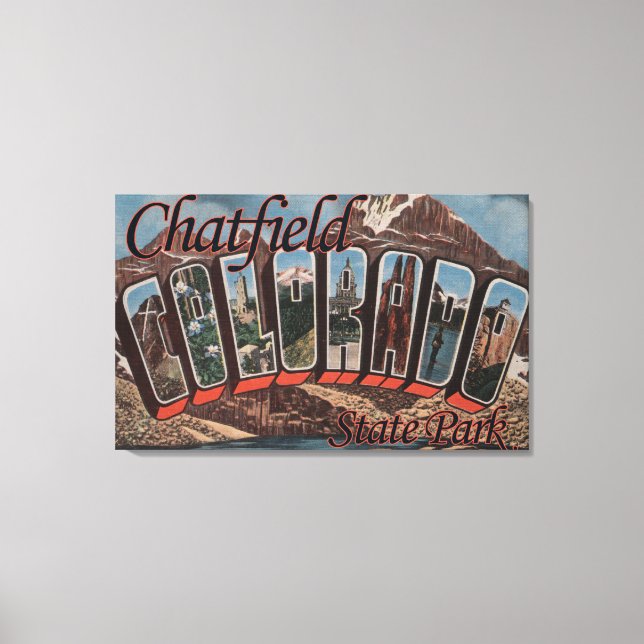 Chatfield Staat Park, Colorado Leinwanddruck (Vorderseite)