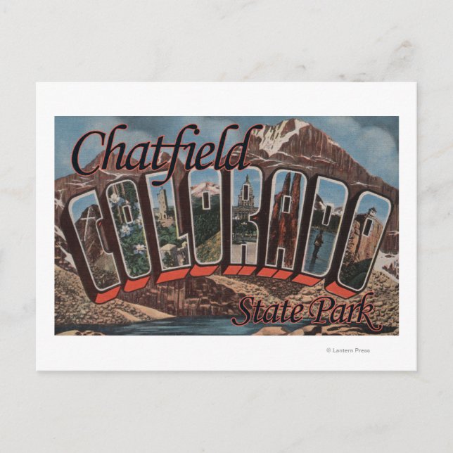 Chatfield Staat Park, Colorado Postkarte (Vorderseite)