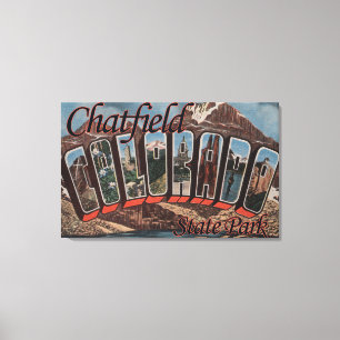 Chatfield Staats-Park, Colorado Leinwanddruck