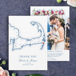 Chatham Bars Inn Cape Cod Wedding Foto Dankeskarte